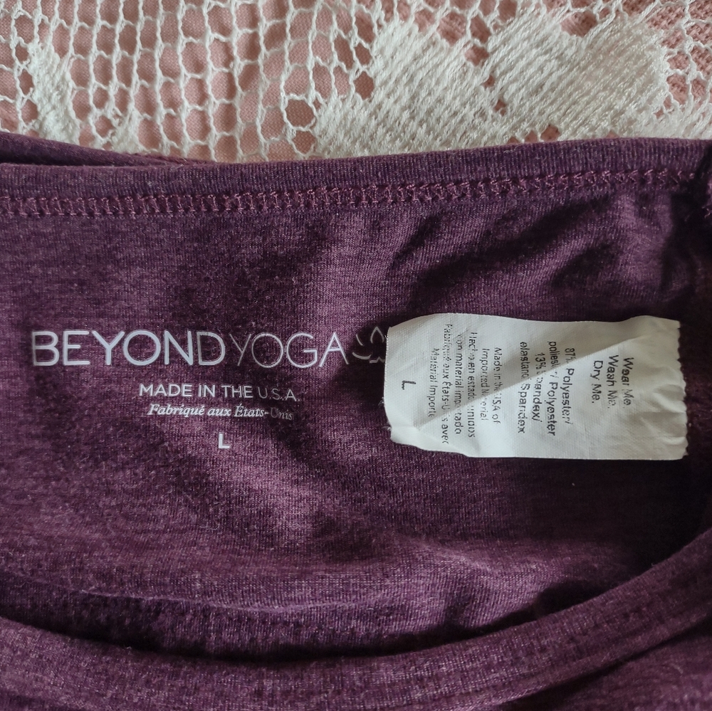 Beyond Yoga Spacedye Eggplant Tank - Picture 5 of 5